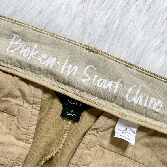 SOLD-J. Crew Chino Cropped Straight Leg Military Pants - Picture 7 of 9